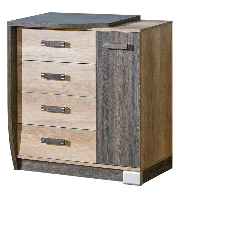 80 cm W Chest of 4 Drawers