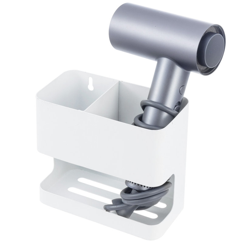 Metal 2 Compartments Hair Tool Holder