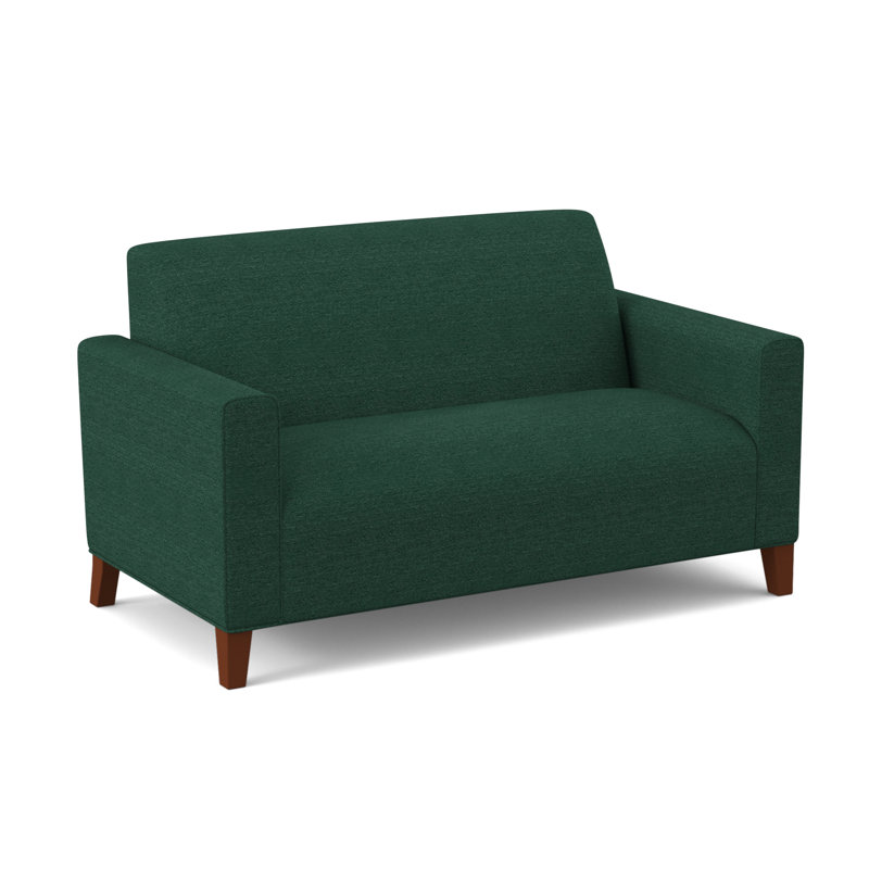 Kailum 69" Square Arm Sofa, Antic Jade Performance Twill