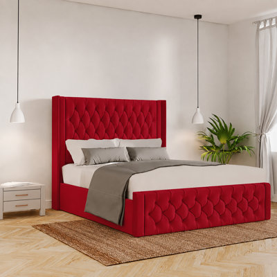 Barrientez Upholstered Ottoman Storage Bed