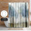 Vintage Shower Curtain Misty Meadow by PI Creative Art