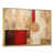 Toile avec cadre flottant or