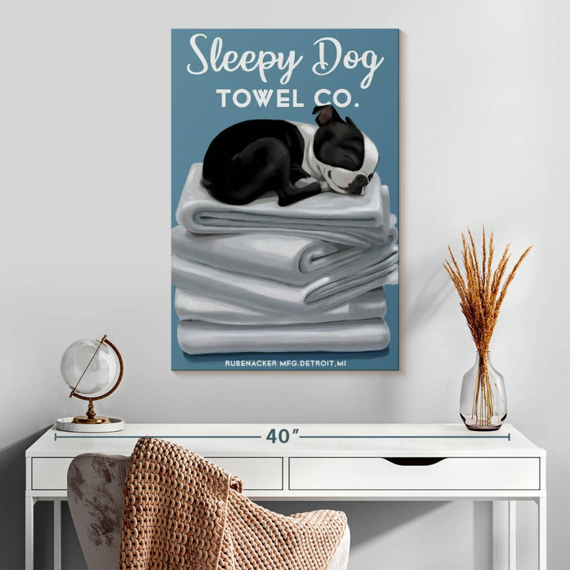 Brampt Sleepy Dog, 30" H x 20" W