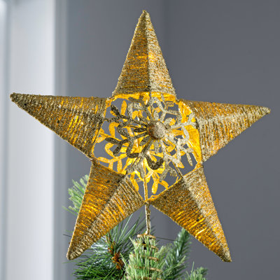 29 cm Astrology & Stars Lighted Shatterproof Tree Topper