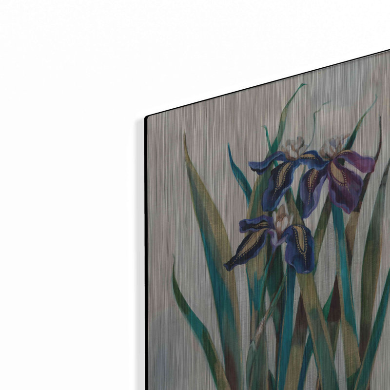 "Iris Inlay" par Louise Montillio, H 16 po x l 12 po