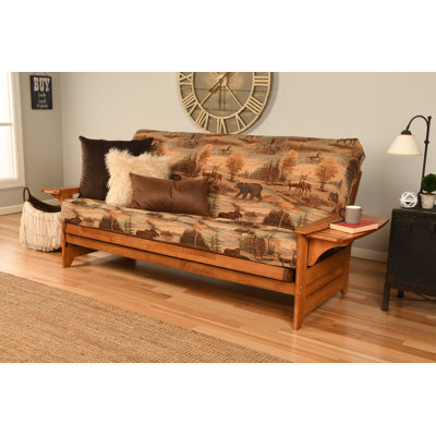 Johnte 82'' Wide Full Futon And Mattress