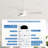Nicola 52" 3-Blade Standard Ceiling Fan With Remote and Led Light-1094886029