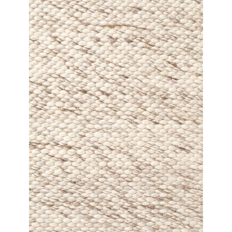 Lyon Wool Hand Woven Area Rug, Rectangle 140 x 200 cm, Light Brown/Beige