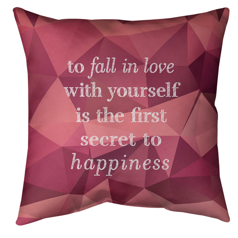 Coussin de sol, 36 po x 36 po, Rose / Pêche