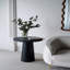 Table d'appoint ronde avec base piédestal