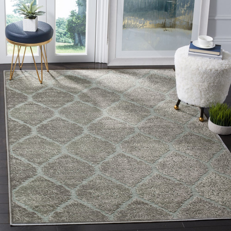 Tapis géométrique Orville Performance, Rectangle 5 pi 3 po x 7 pi 6 po