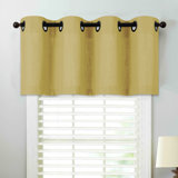 Destefano Solid Colour Tailored 50'' W Window Valance