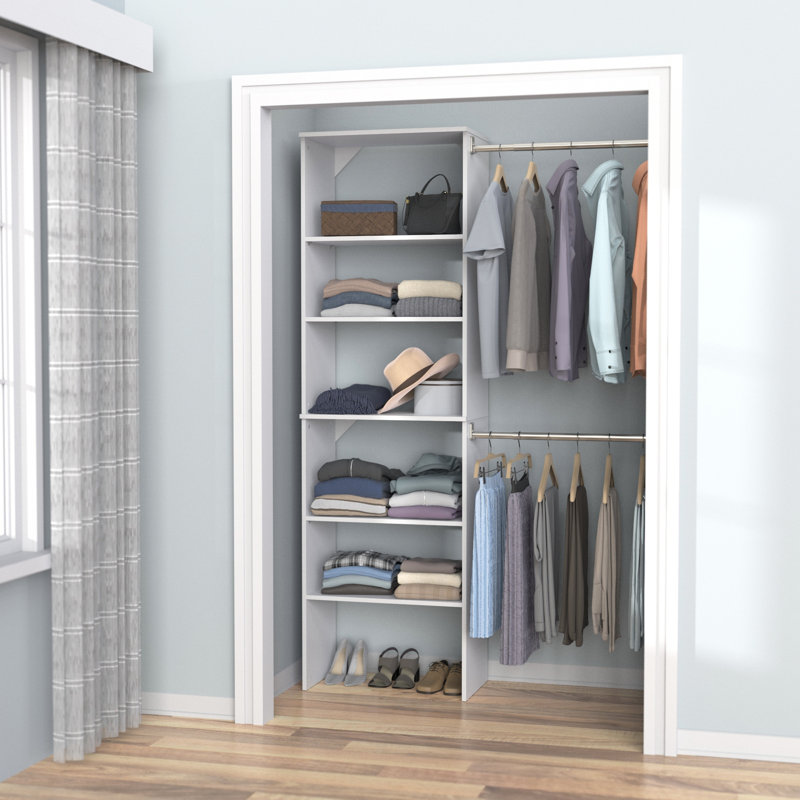 SuiteSymphony Closet System, 25" W, Pure White