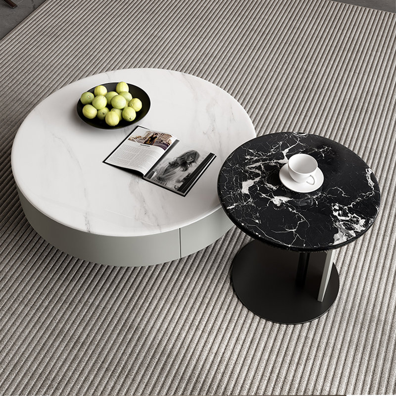 Ensemble de tables basses en pierre italienne