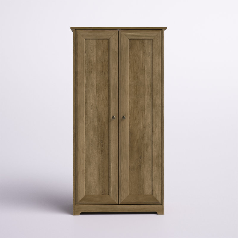 Huckins 30'' Wide 4 - Shelf Storage Cabinet, Brown