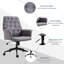 Chaise de bureau en lin