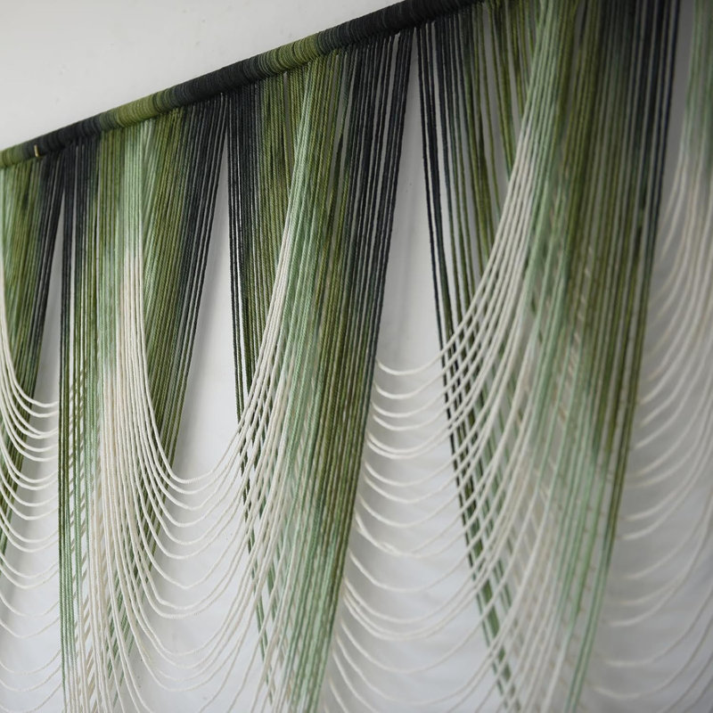 Tapisserie décorative Boho, Vert
