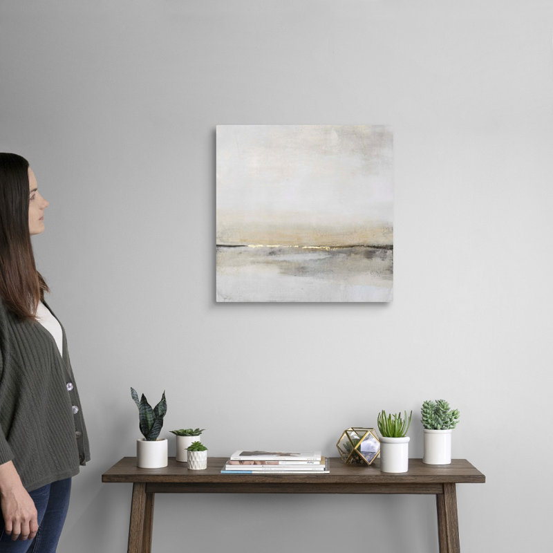 «Horizontal Flow I» par Tim O'Toole - reproduction d'art sur toile, H 20 po x l 20 po, Toile tendue, Sans cadre