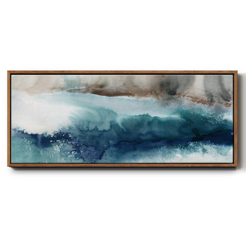 Shifting Seashore- Framed Canvas