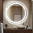 Airalyn LED Round Bathroom Mirror: Adjustable Brightness, Anti-Fog Feature, and Color Temperature Range of 3000K to 6400K for Perfect Illumination-1175262523