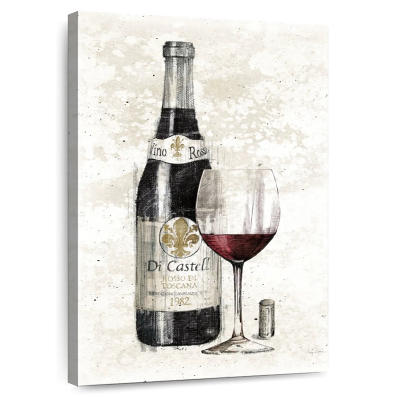 Yarlin Pencil Wine I, 36" H x 24" W