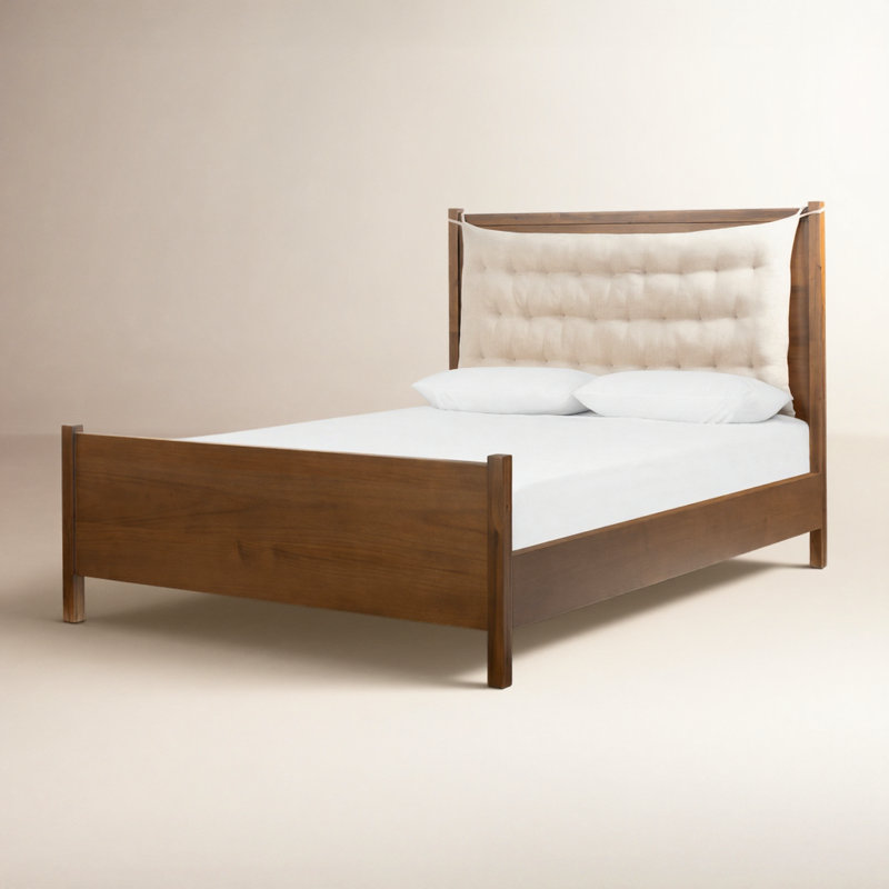Soline Upholstered Platform Bed, Queen