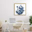 Cadre flottant indigo pivoines et libellules, design par Paul Brent-229656611-229656614
