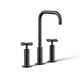 Purist® Widespread Bathroom Sink Faucet with High Cross Handles and High Gooseneck Spout