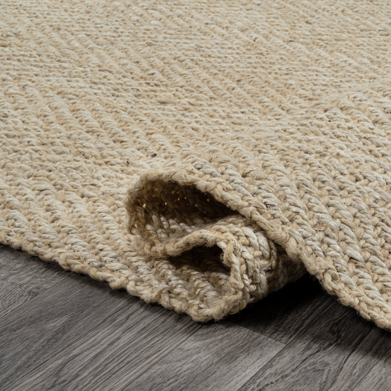 Tapis ivoire tissé à la main Helia, Tapis de couloir 2 pi 2 po x 8 pi