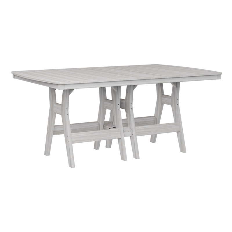 Table de bar rectangulaire 72 po Berlin Gardens Harbor, Coquillage