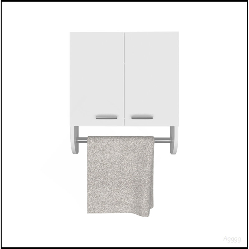 Medicine Cabinet Riley, Bathroom, White, White