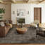 Tapis de couloir contemporain brun Houndstooth 2 pi 3 po x 7 pi 6 po-1221807662