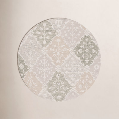 Garvin Hand-Tufted Wool Floral Rug