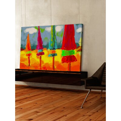 Deauville France' by Arthur Pina Painting Print on Wrapped Canvas -  Marmont Hill, MH-MWW-PINA-02-C-24