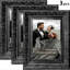 Cadre photo noir élégant 1 pièce 8 po x 10 po avec fixation murale ou de table-130551930-130551929-130551927