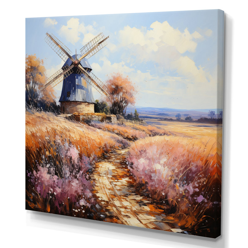 Mill Wind Gentle Breeze II - imprimé, H 36 po x l 36 po x P 1,5 po, Toile tendue