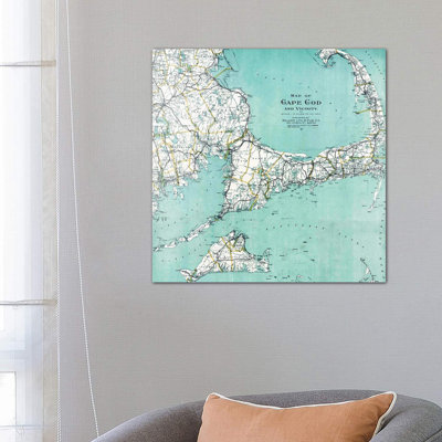 «Cape Cod and Vicinity Map» - impression