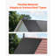 Toiture en rouleau, 15 x 25 pi, toiture en caoutchouc EPDM de 45 mil, longue durée de vie et résistant aux intempéries, résiste aux températures rigoureuses, installation facile et flexible, sous-couche de toit pour véhicules récréatifs, toits, étangs-130144747