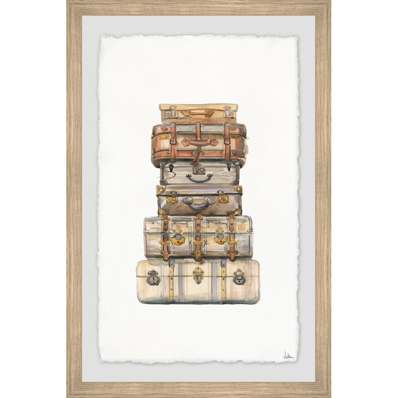 « reaching destination », reproduction encadrée, H 45 po x l 30 po x P 1,5 po
