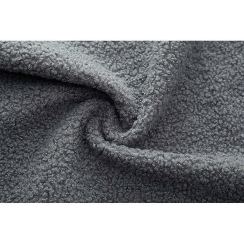 Canapé moderne avec 2 coussins, Tissu gris