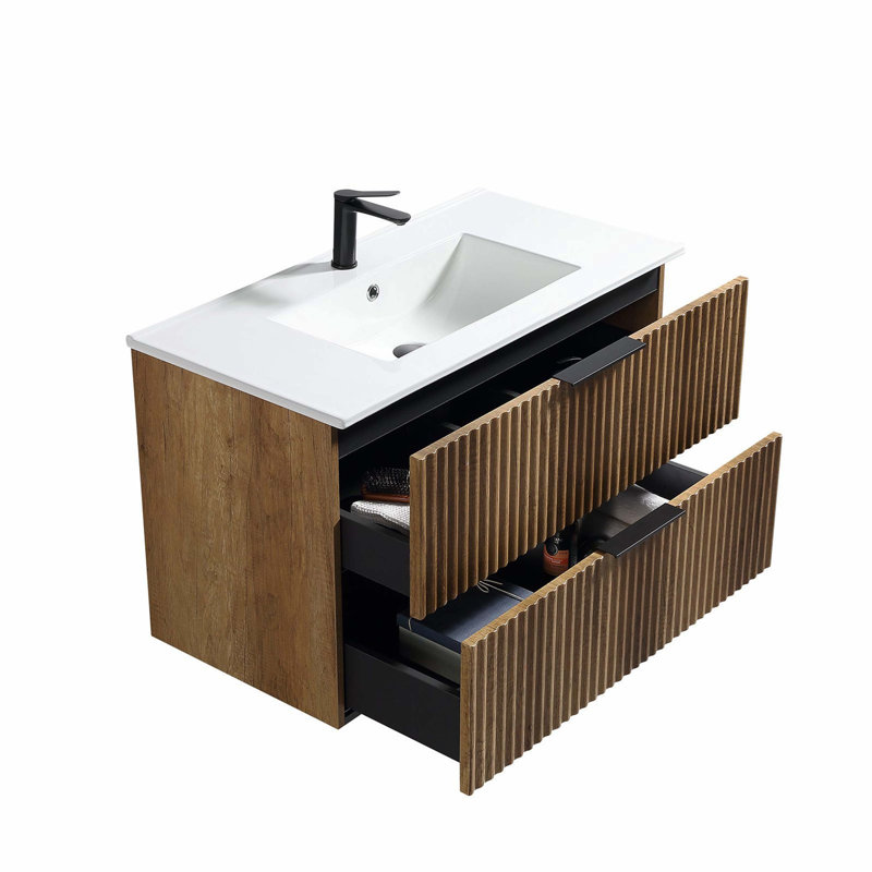 36" Bathroom Vanity Cabinet Without Basin