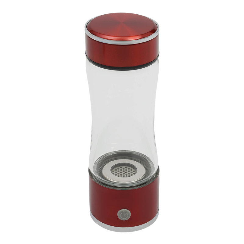 12,85 oz. Bouteille d'eau en acier inoxydable avec filtre à bouteille d'eau, Rouge