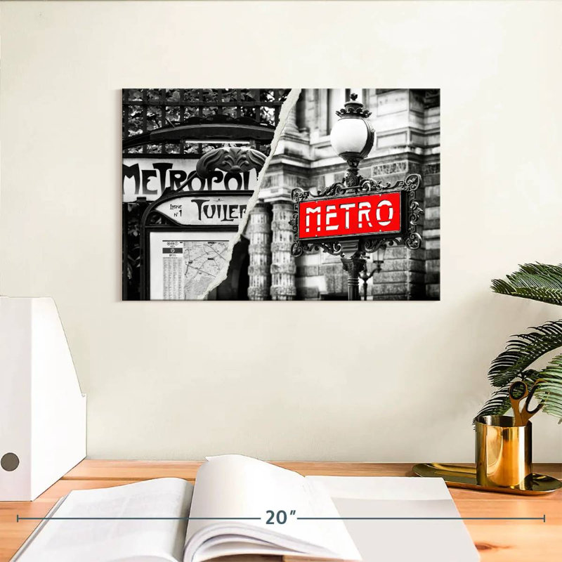 Sireci Paris Metro II, 8" H x 12" W
