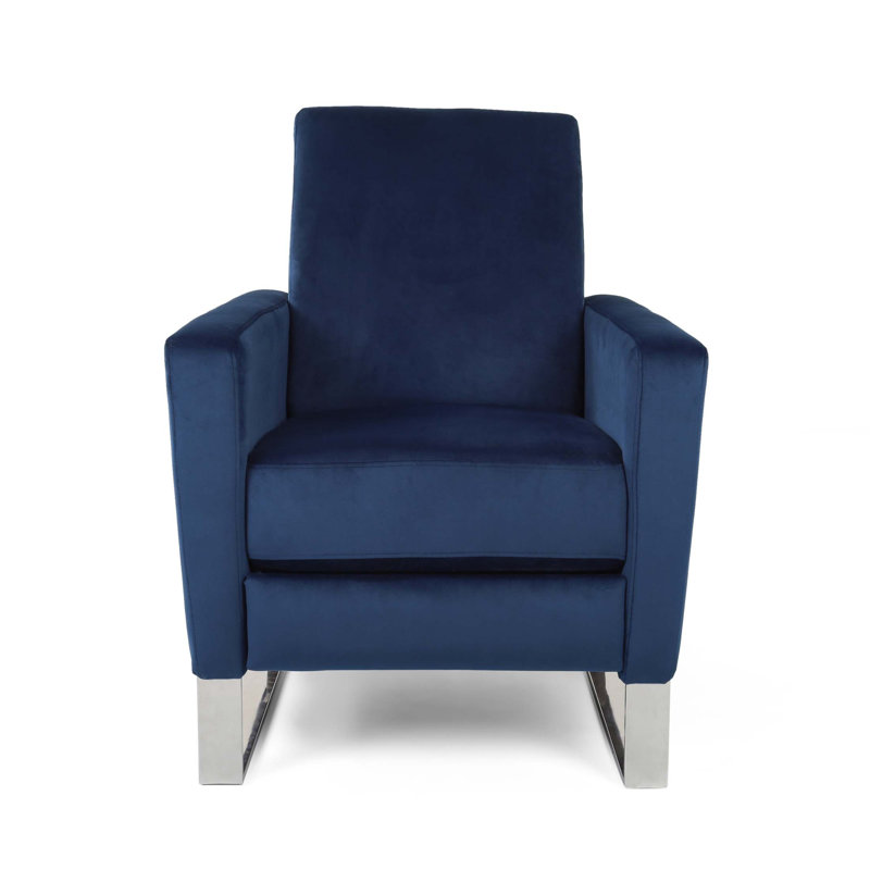 Fauteuil inclinable avec repose-pieds Arvin, Bleu