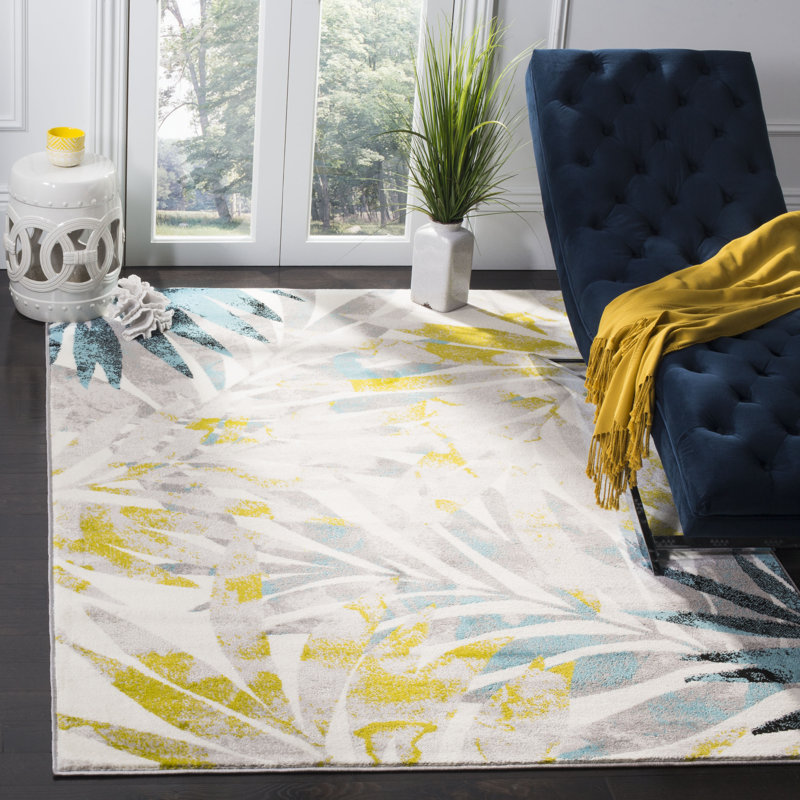 Tapis floral Troxler Performance, Rectangle 9 pi x 12 pi