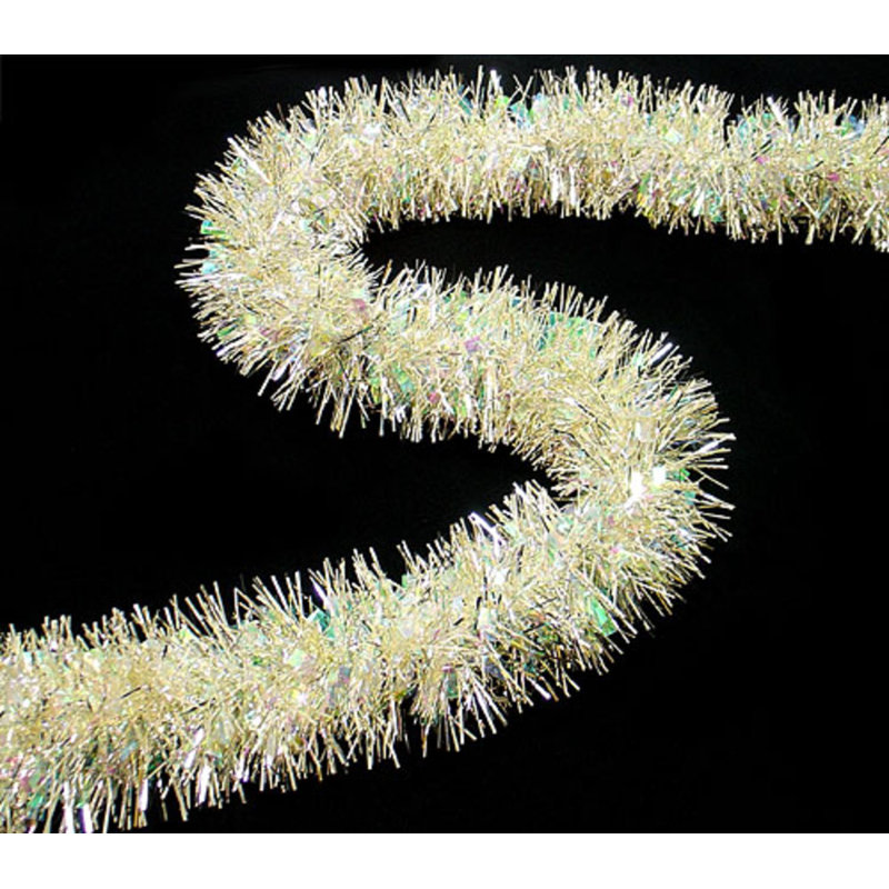 Guirlande 12 'Christmas Tinsel - Non éclairée, Or