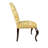 18'' H Tufted Linen Upholstered Walnut Dining Chair