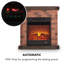 Klarstein 66cm W Electric Fireplace