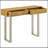 Harmony Natural and Silver 2-Drawer Console Table
