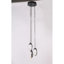 Lustre suspendu avec chaîne en métal léger-91857824-91857815-91857808